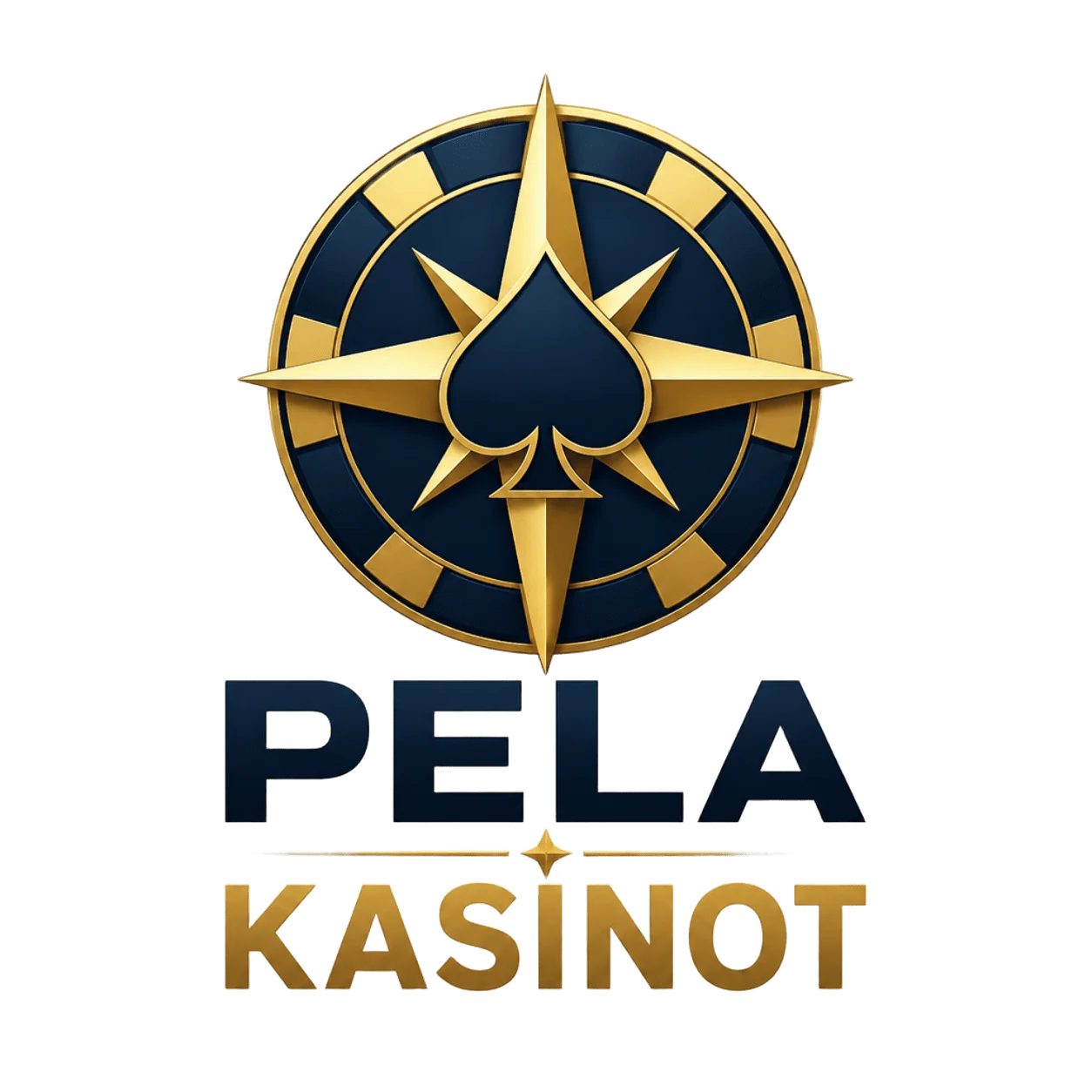 PelaKasinot-sivuston logo kotimaisille pelaajille suunnatussa kasinovertailussa